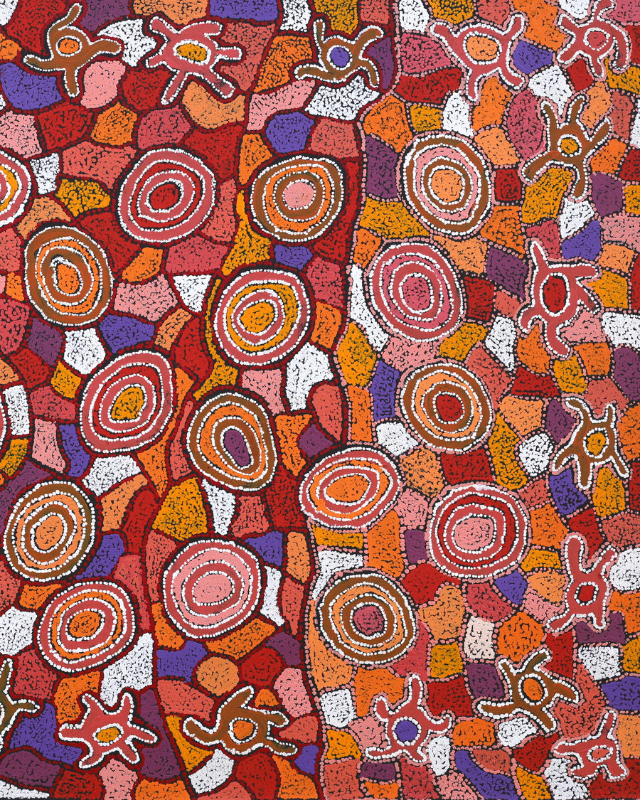 Aboriginal Artwork by Joy Nangala Brown, Yumari Jukurrpa, 122x91cm