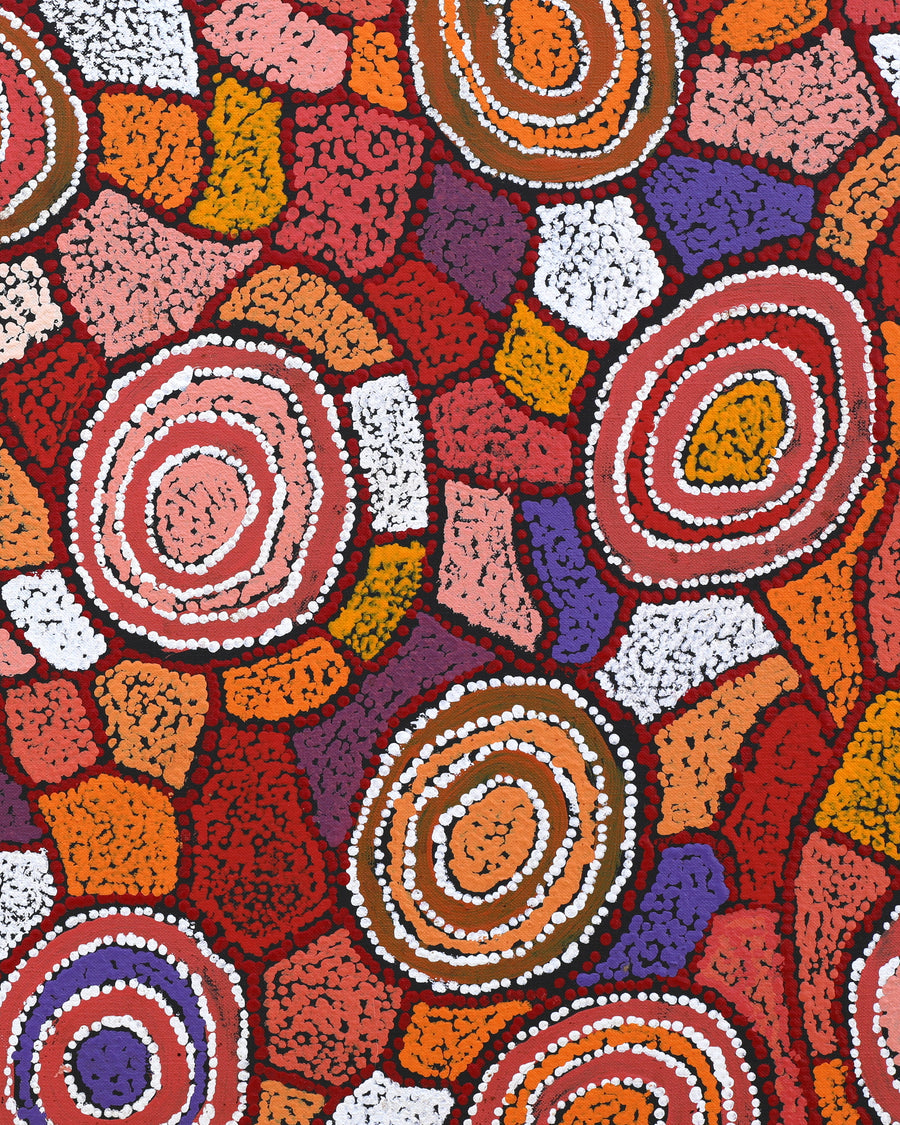 Aboriginal Artwork by Joy Nangala Brown, Yumari Jukurrpa, 122x91cm