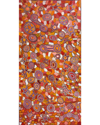 Aboriginal Artwork by Joy Nangala Brown, Yumari Jukurrpa, 182x91cm