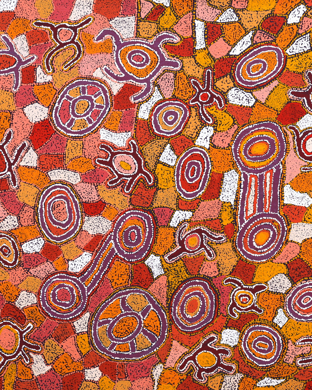 Aboriginal Artwork by Joy Nangala Brown, Yumari Jukurrpa, 182x91cm