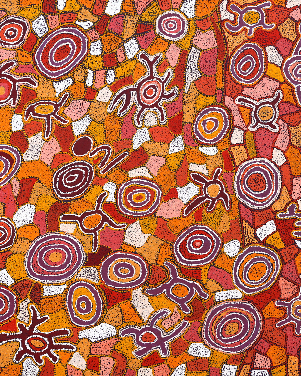 Aboriginal Artwork by Joy Nangala Brown, Yumari Jukurrpa, 182x91cm
