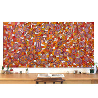 Aboriginal Artwork by Joy Nangala Brown, Yumari Jukurrpa, 182x91cm