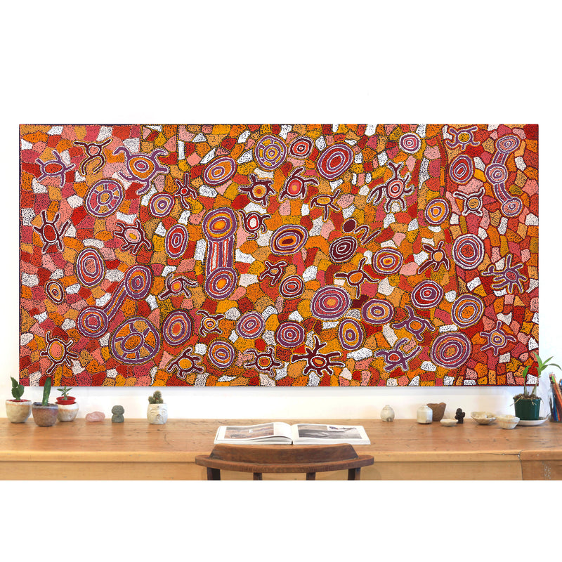 Joy Nangala Brown, Yumari Jukurrpa, 182x91cm