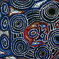 Aboriginal Artwork by Joy Nangala Brown, Yumari Jukurrpa, 50x40cm