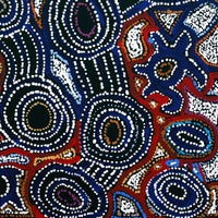 Aboriginal Artwork by Joy Nangala Brown, Yumari Jukurrpa, 50x40cm