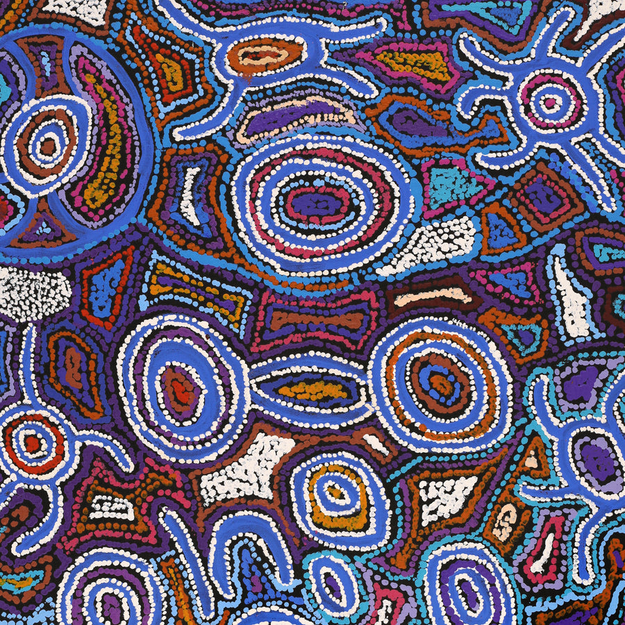 Aboriginal Artwork by Joy Nangala Brown, Yumari Jukurrpa, 61x46cm