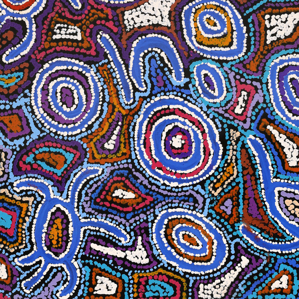Aboriginal Artwork by Joy Nangala Brown, Yumari Jukurrpa, 61x46cm