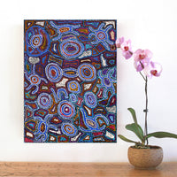 Aboriginal Artwork by Joy Nangala Brown, Yumari Jukurrpa, 61x46cm