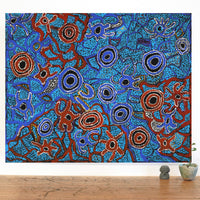 Aboriginal Art by Joy Nangala Brown, Yumari Jukurrpa, 76x61cm - ART ARK®