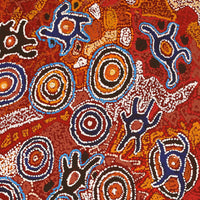 Aboriginal Artwork by Joy Nangala Brown, Yumari Jukurrpa, 76x76cm