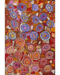 Aboriginal Artwork by Joy Nangala Brown, Yumari Jukurrpa, 91x61cm