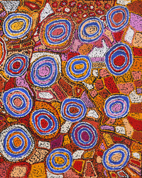 Aboriginal Artwork by Joy Nangala Brown, Yumari Jukurrpa, 91x61cm