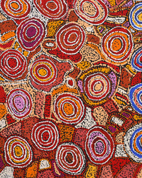 Aboriginal Artwork by Joy Nangala Brown, Yumari Jukurrpa, 91x61cm
