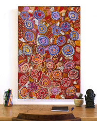 Aboriginal Artwork by Joy Nangala Brown, Yumari Jukurrpa, 91x61cm