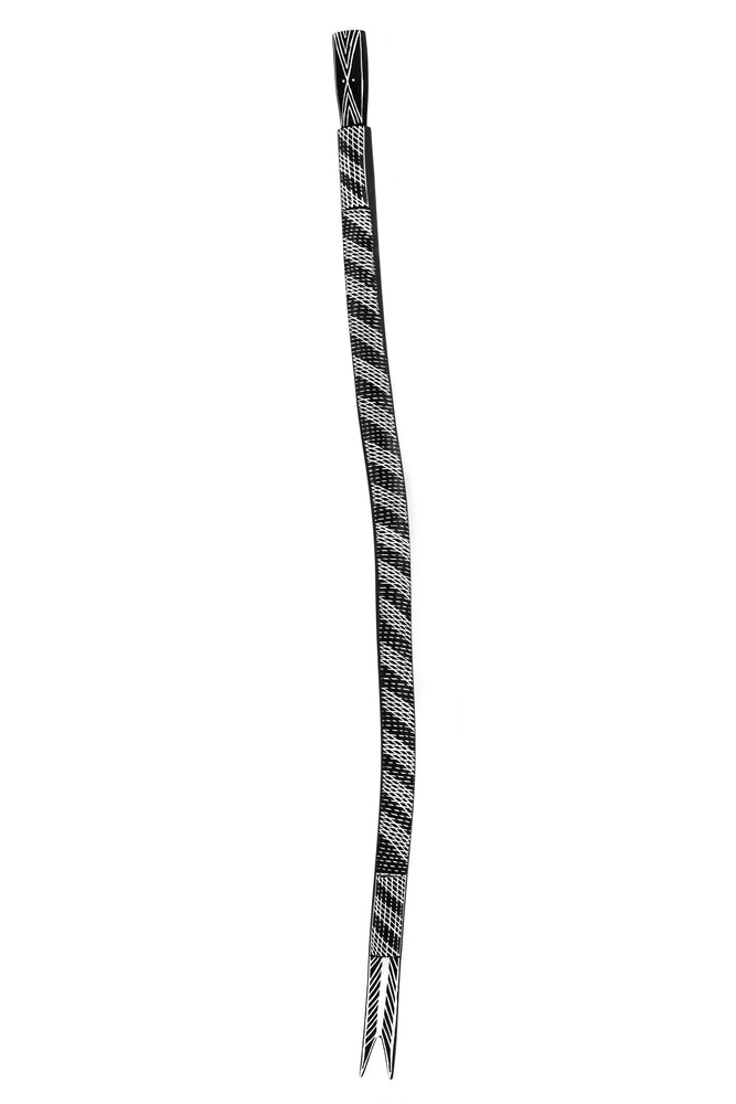 Aboriginal Artwork by Joy Garlbin, Djomi Sculpture, 90cm
