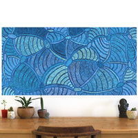 Aboriginal Artwork by Judith Nungarrayi Martin, Janganpa Jukurrpa (Brush-tail Possum Dreaming) - Mawurrji, 122x61cm