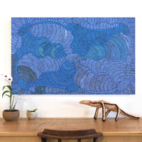 Aboriginal Artwork by Judith Nungarrayi Martin, Janganpa Jukurrpa (Brush-tail Possum Dreaming) - Mawurrji, 122x76cm