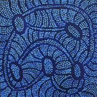 Aboriginal Artwork by Judith Nungarrayi Martin, Janganpa Jukurrpa (Brush-tail Possum Dreaming) - Mawurrji, 30x30cm