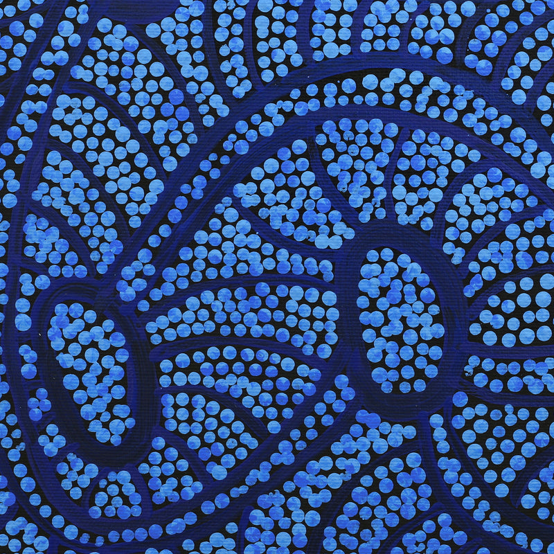 Aboriginal Artwork by Judith Nungarrayi Martin, Janganpa Jukurrpa (Brush-tail Possum Dreaming) - Mawurrji, 30x30cm