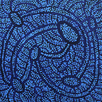 Aboriginal Art by Judith Nungarrayi Martin, Janganpa Jukurrpa (Brush-tail Possum Dreaming) - Mawurrji, 30x30cm - ART ARK®