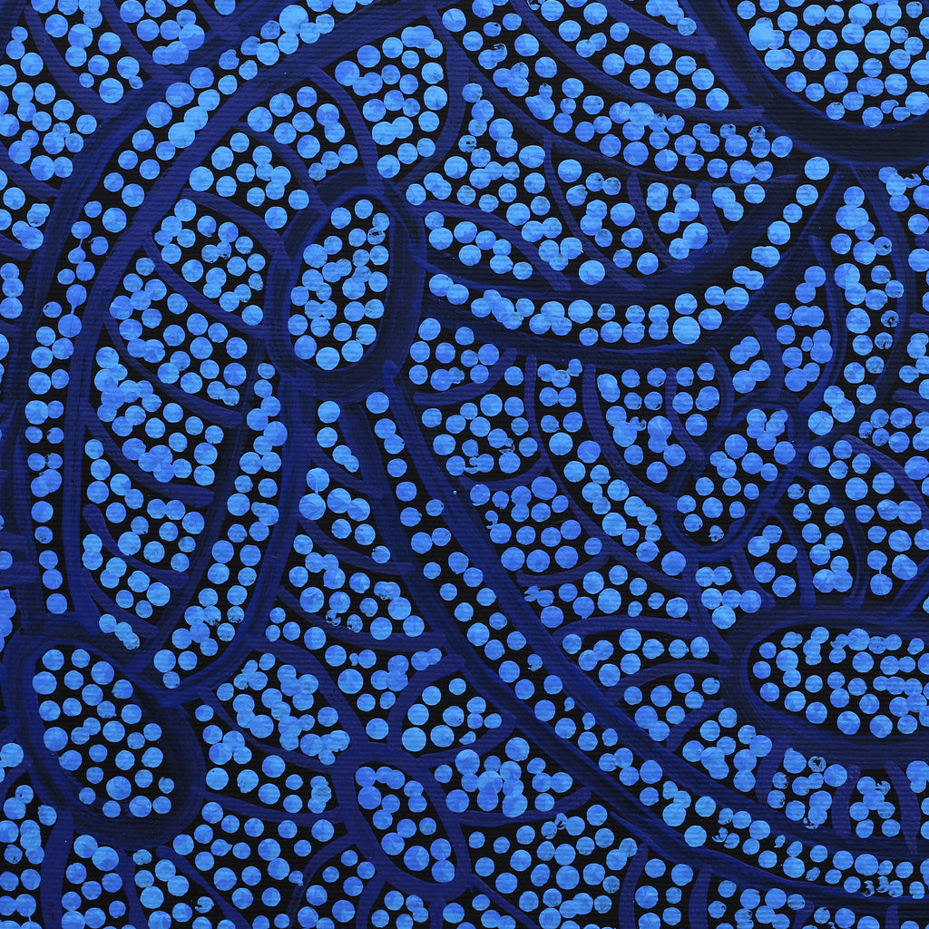 Aboriginal Artwork by Judith Nungarrayi Martin, Janganpa Jukurrpa (Brush-tail Possum Dreaming) - Mawurrji, 30x30cm