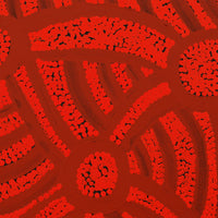 Aboriginal Artwork by Judith Nungarrayi Martin, Janganpa Jukurrpa (Brush-tail Possum Dreaming) - Mawurrji, 30x30cm