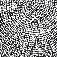 Aboriginal Artwork by Judy Napangardi Dixon, Lukarrara Jukurrpa (Desert Fringe-rush Seed Dreaming), 50x40cm