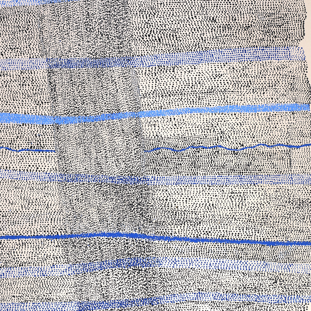 Aboriginal Artwork by Julie Nangala Robertson, Mina Mina Jukurrpa, 152x107cm