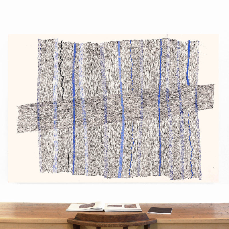 Aboriginal Artwork by Julie Nangala Robertson, Mina Mina Jukurrpa, 152x107cm