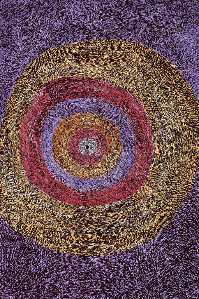 Julie Nangala Robertson, Ngapa Jukurrpa (Water Dreaming) - Puyurru, 183x122cm