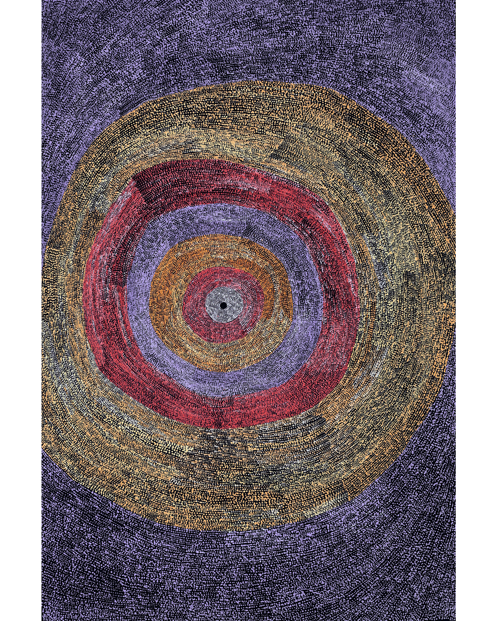 Aboriginal Artwork by Julie Nangala Robertson, Ngapa Jukurrpa (Water Dreaming) - Puyurru, 183x122cm
