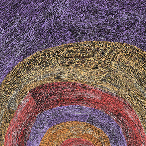 Aboriginal Art by Julie Nangala Robertson, Ngapa Jukurrpa (Water Dreaming) - Puyurru, 183x122cm - ART ARK®