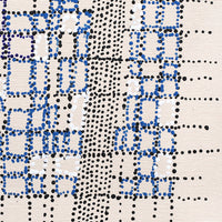 Aboriginal Artwork by Julie Nangala Robertson, Mina Mina Jukurrpa (Mina Mina Dreaming) - Ngalyipi, 30x30cm