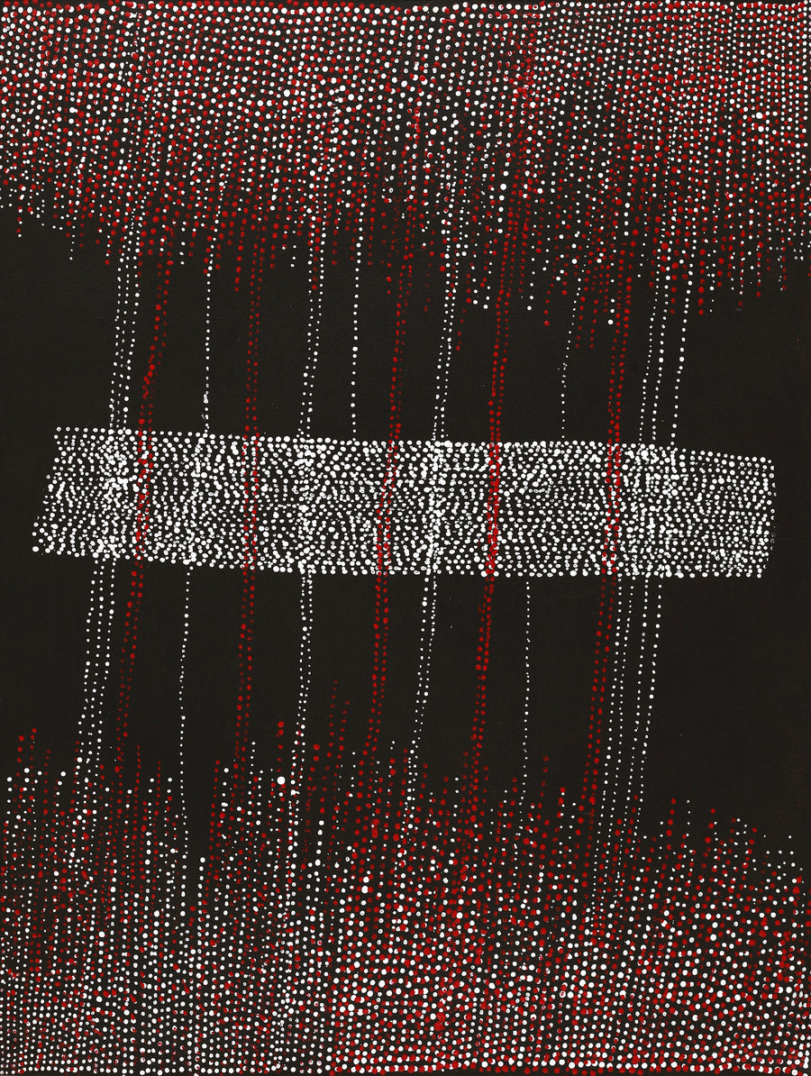 Aboriginal Artwork by Julie Nangala Robertson, Mina Mina Jukurrpa, 61x46cm
