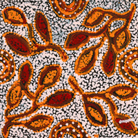 Aboriginal Artwork by Juliette Nampijinpa Brown, Ngapa Jukurrpa (Water Dreaming) - Mikanji, 30x30cm