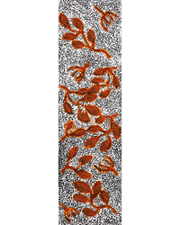 Aboriginal Artwork by Juliette Nampijinpa Brown, Ngapa Jukurrpa (Water Dreaming) - Mikanji, 107x30cm