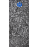 Aboriginal Artwork by Justinna Napaljarri Sims, Yanjirlpirri or Napaljarri-Warnu Jukurrpa (Star or Seven Sisters Dreaming), 107x46cm