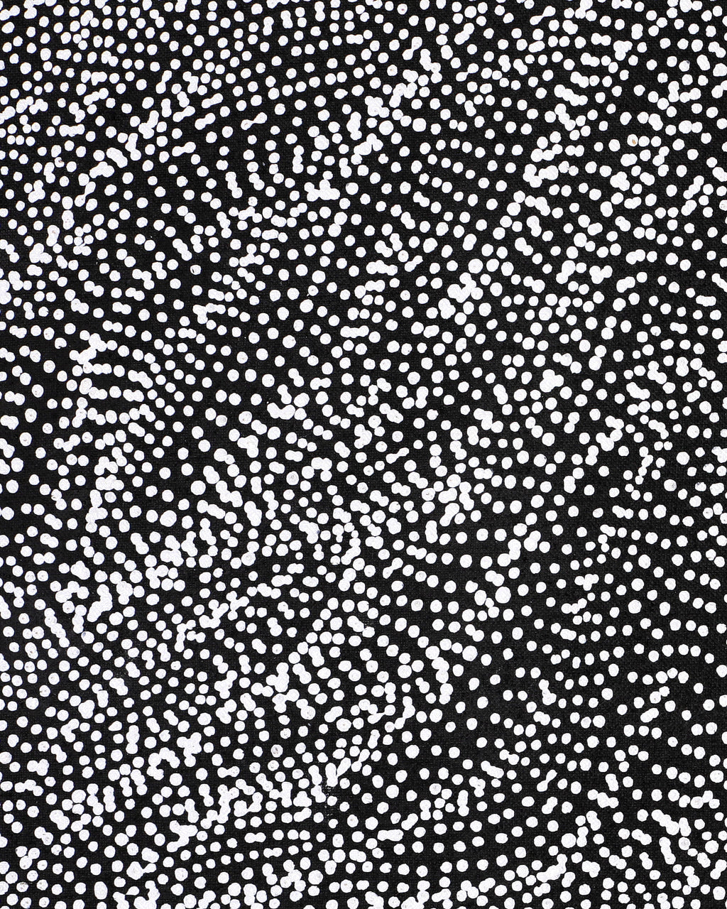 Aboriginal Artwork by Justinna Napaljarri Sims, Yanjirlpirri or Napaljarri-Warnu Jukurrpa (Star or Seven Sisters Dreaming), 107x76cm