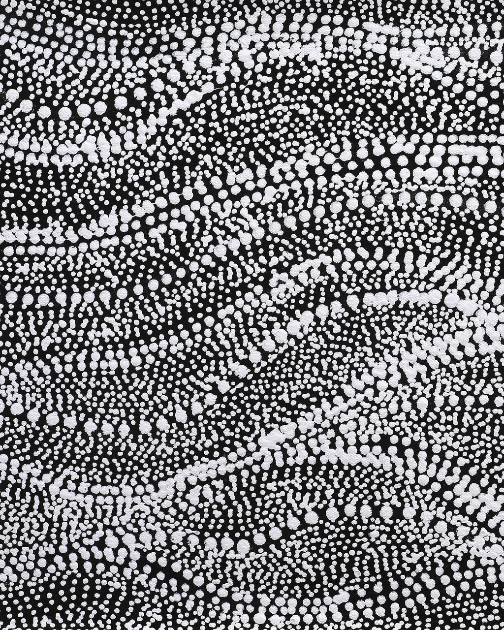 Justinna Napaljarri Sims, Yanjirlpirri or Napaljarri-Warnu Jukurrpa (Star or Seven Sisters Dreaming), 61x30cm