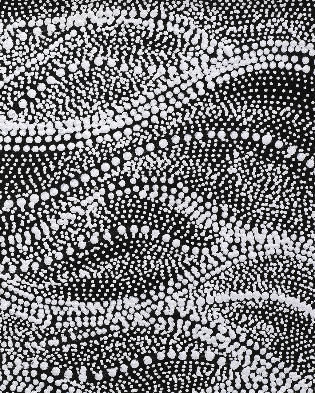 Justinna Napaljarri Sims, Yanjirlpirri or Napaljarri-Warnu Jukurrpa (Star or Seven Sisters Dreaming), 61x30cm