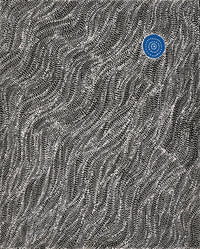 Aboriginal Artwork by Justinna Napaljarri Sims, Yanjirlpirri or Napaljarri-Warnu Jukurrpa (Star or Seven Sisters Dreaming), 76x61cm