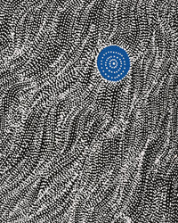 Aboriginal Artwork by Justinna Napaljarri Sims, Yanjirlpirri or Napaljarri-Warnu Jukurrpa (Star or Seven Sisters Dreaming), 76x61cm