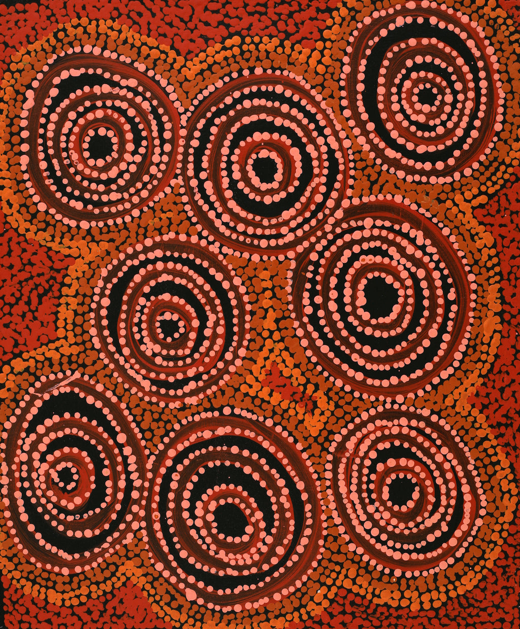 Aboriginal Artwork by Kalisha Wayne, Walka, 46x38cm