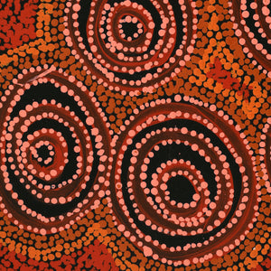 Aboriginal Art by Kalisha Wayne, Walka, 46x38cm - ART ARK®