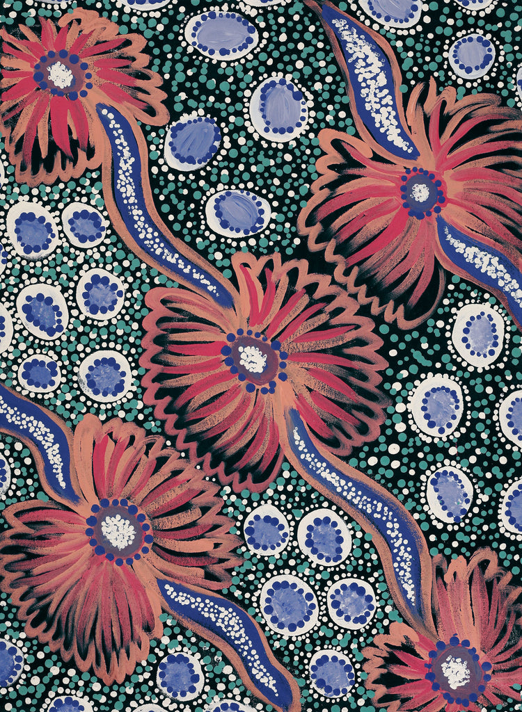 Aboriginal Artwork by Kanytjupai Baker, Ngayuku Ngura, 61x46cm