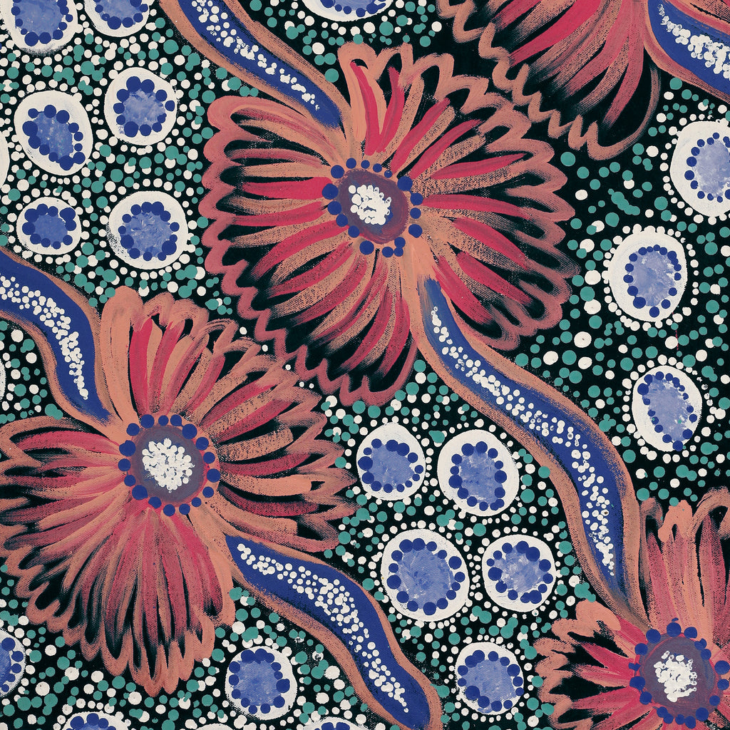 Aboriginal Artwork by Kanytjupai Baker, Ngayuku Ngura, 61x46cm