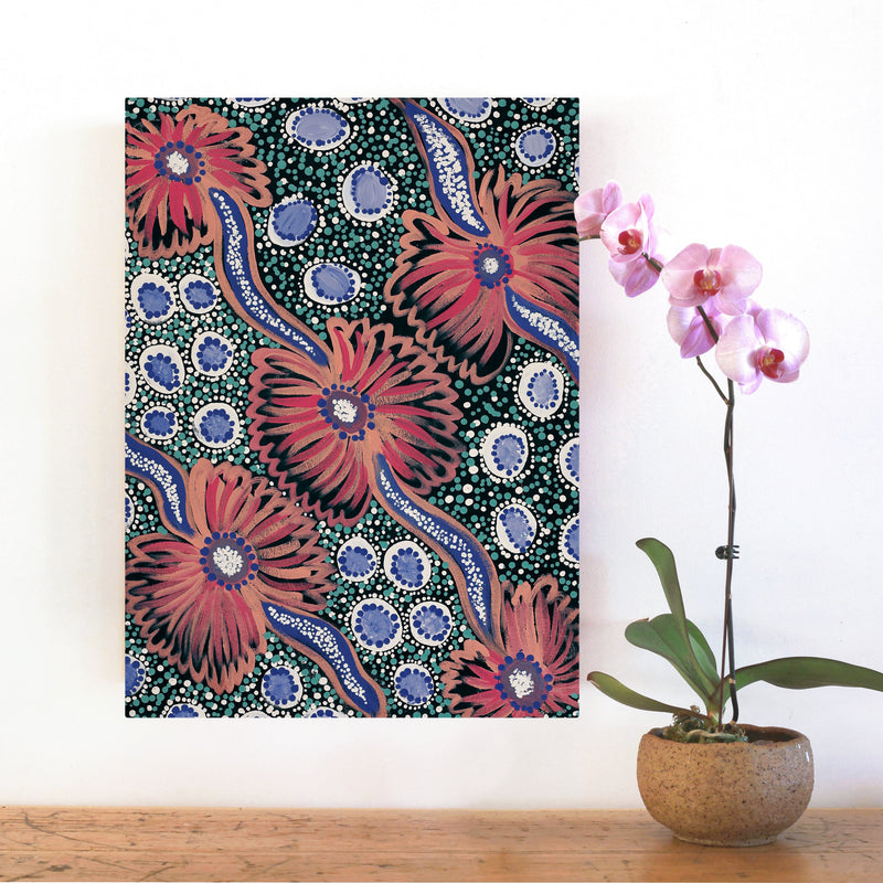 Aboriginal Artwork by Kanytjupai Baker, Ngayuku Ngura, 61x46cm