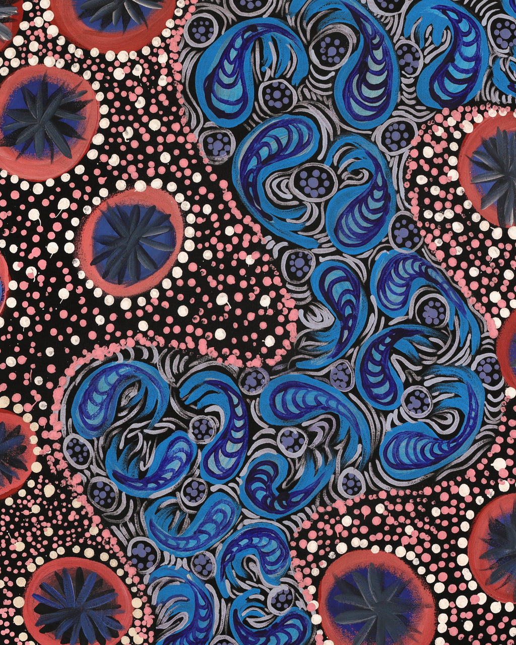 Aboriginal Artwork by Kanytjupai Baker, Walka, 120x70cm
