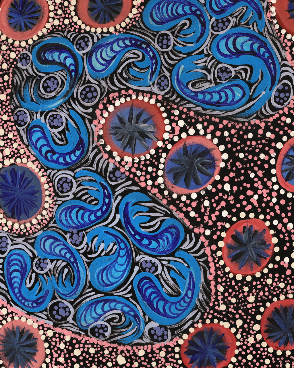 Aboriginal Artwork by Kanytjupai Baker, Walka, 120x70cm