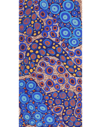 Aboriginal Artwork by Kanytjupai Baker, Ngayuku Ngura, 120x60cm